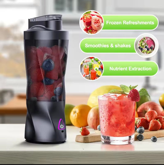 “Portable Electric Juicer & Fruit Blender – Fresh Juice Anytime, Anywhere”